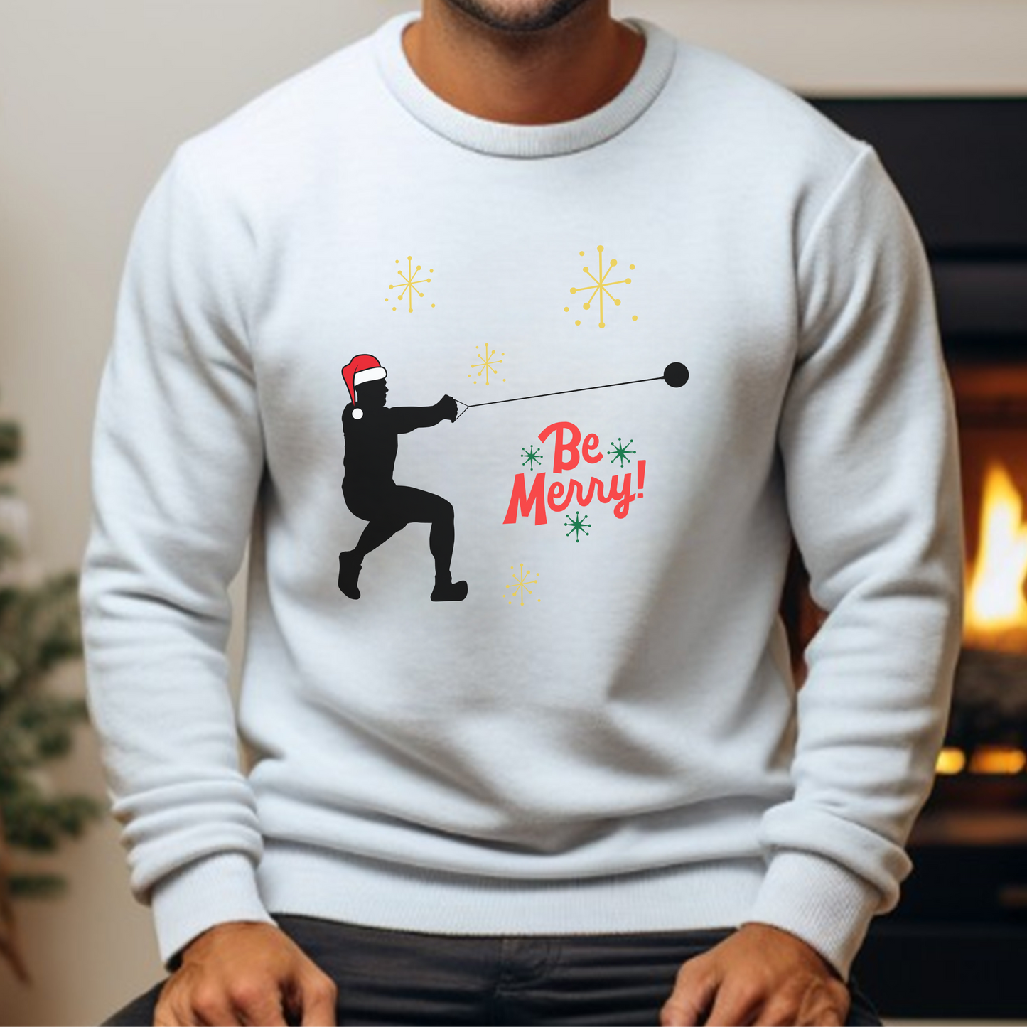 Classic Unisex Crewneck Sweatshirt | Green Dear Santa