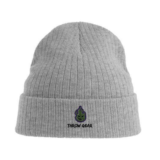 Sustainable Rib Cuffed Beanie | Light Grey