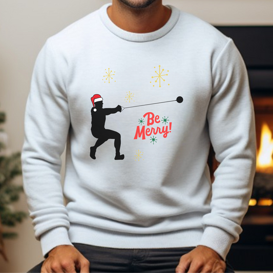 Classic Unisex Crewneck Sweatshirt | Green Dear Santa