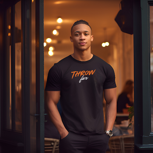 Premium Unisex Crewneck T-Shirt | Black Throw Far Vicious