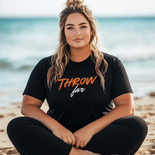 Premium Unisex Crewneck T-Shirt | Black Throw Far Vicious